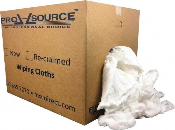 PRO-SOURCE - 500 Piece, Lint Free White Cheesecloth - 36 Inch Long x 30 Inch Wide Sheet, Washed, Box - Eagle Tool & Supply