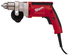 Milwaukee Tool - 1/2" Keyed Chuck, 850 RPM, Pistol Grip Handle Electric Drill - 8 Amps - Eagle Tool & Supply