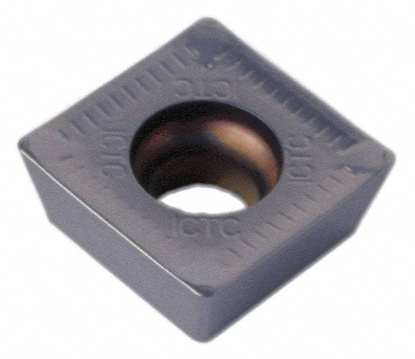 Ingersoll Cutting Tools - SHLT110408 FS Grade IN2005 Carbide Indexable Drill Insert - TiAlN Finish, Square, 0.435" Inscribed Circle - Eagle Tool & Supply