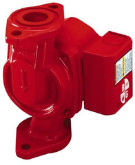 Bell & Gossett - 1/25 hp, 5-9/16" Long, 1 Phase, Cast Iron Housing, Polypropylene Impeller, Inline Circulator Pump - 115 Volt, 60 Hz, 6-3/8" Flange Width, Bell & Gossett Part No. 103251, 150 Max psi, ODP Motor - Eagle Tool & Supply