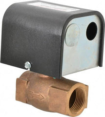 McDonnell & Miller - 150 psi, Brass Housing, General Purpose Flow Switch - 15 Flow Set Point, 1.5 to 15 GPM - Eagle Tool & Supply