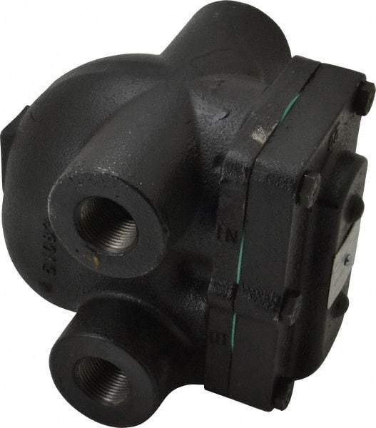 Hoffman Speciality - 3/4 Female" Pipe, Cast Iron Float & Thermostatic Steam Trap - 30 Max psi - Eagle Tool & Supply
