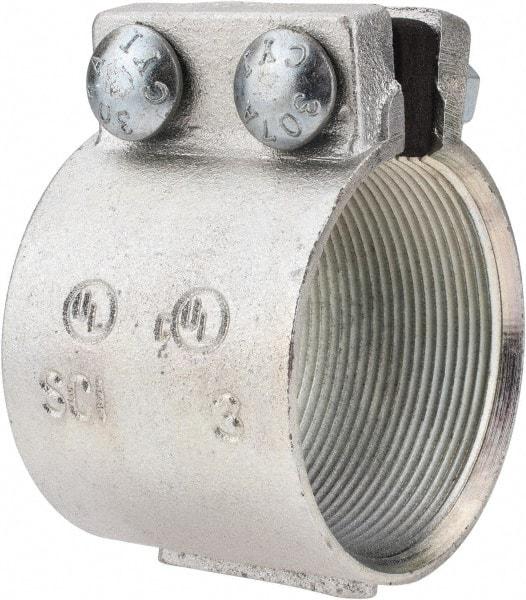 Thomas & Betts - 3" Trade, Malleable Iron Threaded Rigid/Intermediate (IMC) Conduit Coupling - Noninsulated - Eagle Tool & Supply