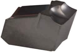 Iscar - GFN5 J IC328 Grade, 0.1976" Cutting Width, Carbide Cutoff Insert - 0° Neutral Lead Angle, 0.0098" Cnr Rad, TiCN Coated, Single End - Eagle Tool & Supply
