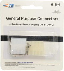 Tyco/Amp - Free Hanging Connector Kit - 20 to 14 AWG Compatible Wire Size - Eagle Tool & Supply