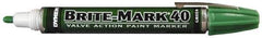 Dykem - Green Oil-Based Paint Marker - Broad Tip, Oil Based - Eagle Tool & Supply