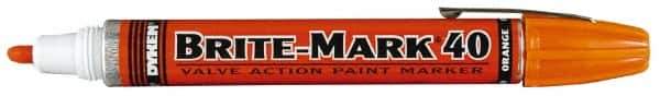 Dykem - Orange Oil-Based Paint Marker - Broad Tip, Oil Based - Eagle Tool & Supply