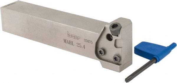 Iscar - MAH, External, Left Hand, Indexable Grooving Tool Holder - 1" Shank Height, 1" Shank Width, 5.6" OAL - Eagle Tool & Supply