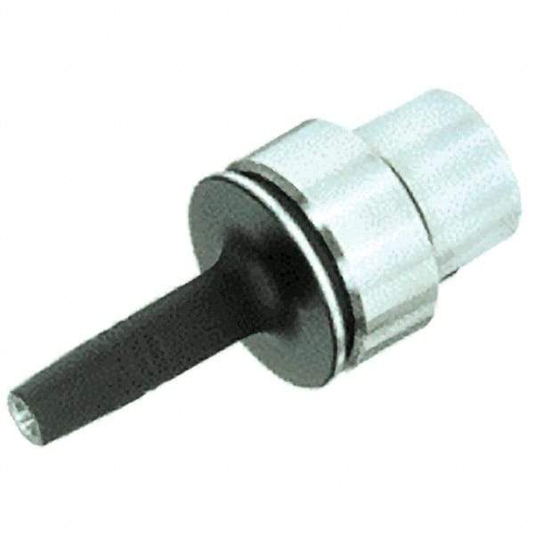 Iscar - 3/16" Hole Diam, HSK50E Taper Shank Shrink Fit Tool Holder & Adapter - 2.774" Projection, 0.39" Nose Diam, 0.83" Clamping Depth, 25,000 RPM, Through Coolant - Exact Industrial Supply
