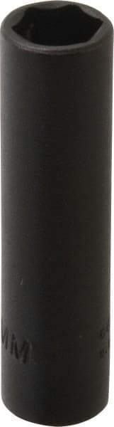 Proto - 1/4" Drive 9mm Deep Impact Socket - 6 Points, 2" OAL - Eagle Tool & Supply