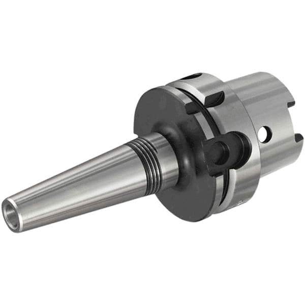 Iscar - 8mm Hole Diam, HSK63A Taper Shank Shrink Fit Tool Holder & Adapter - 76mm Projection, 14mm Nose Diam, 36mm Clamping Depth, 25,000 RPM, Through Coolant - Exact Industrial Supply