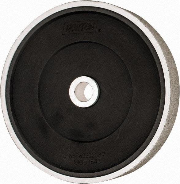 Norton - 100 Grit Diamond Bench & Pedestal Grinding Wheel - 6" Diam x 1" Hole x 1" Thick, Fine Grade - Eagle Tool & Supply