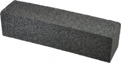 Made in USA - 8" Long x 2" Wide x 2" Thick, Silicon Carbide Sharpening Stone - Plain Rectangle, 24 Grit, Very Coarse Grade - Eagle Tool & Supply