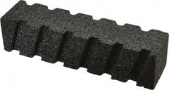 Made in USA - 8" Long x 2" Wide x 2" Thick, Silicon Carbide Sharpening Stone - Fluted Rectangle, 24 Grit, Very Coarse Grade - Eagle Tool & Supply