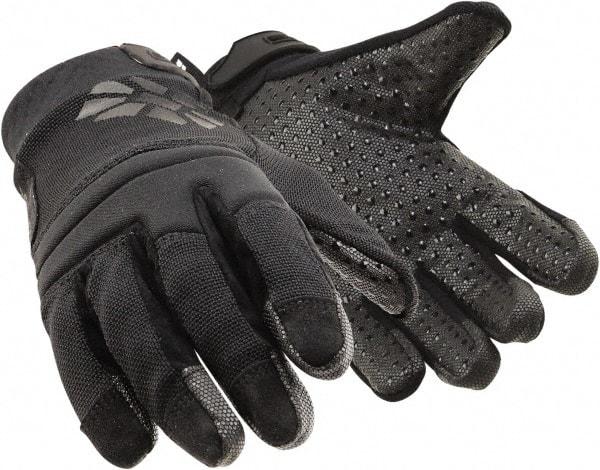 HexArmor - Size L (9), ANSI Cut Lvl A9, Puncture Lvl 2, Silicone Rubber Coated SuperFabric Cut & Puncture Resistant Gloves - Palm Coated, SuperFabric Lining, Hook & Loop Cuff, Gray, Paired - Eagle Tool & Supply