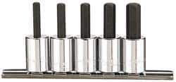 Paramount - 5 Piece 3/8" Drive Inch Hex Bit Socket Set - 3/16 to 3/8" Hex - Eagle Tool & Supply