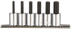 Paramount - 6 Piece 3/8" Drive Metric Hex Bit Socket Set - 4 to 10mm Hex - Eagle Tool & Supply