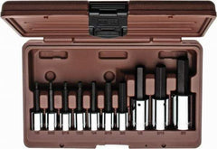 Paramount - 10 Piece 3/8 & 1/2" Drive Inch Hex Bit Socket Set - 1/8 to 5/8" Hex - Eagle Tool & Supply