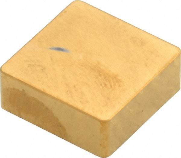 Hertel - SNG432 T00625 Grade HP610CA Ceramic Turning Insert - TiN Finish, 90° Square, 1/2" Inscr Circle, 3/16" Thick, 1/32" Corner Radius - Eagle Tool & Supply