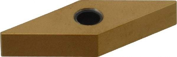 Hertel - VNGA331 T00625 Grade HP610CA Ceramic Turning Insert - TiN Finish, 35° Diamond, 3/8" Inscr Circle, 3/16" Thick, 1/64" Corner Radius - Eagle Tool & Supply