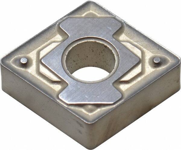 Hertel - CNMG432 TS Grade HT115CR Cermet Turning Insert - Uncoated, 80° Diamond, 1/2" Inscr Circle, 3/16" Thick, 1/32" Corner Radius - Eagle Tool & Supply