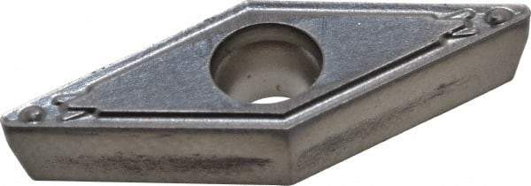Hertel - VBMT221 BH Grade HT115CR Cermet Turning Insert - Uncoated, 35° Diamond, 1/4" Inscr Circle, 1/8" Thick, 1/64" Corner Radius - Eagle Tool & Supply