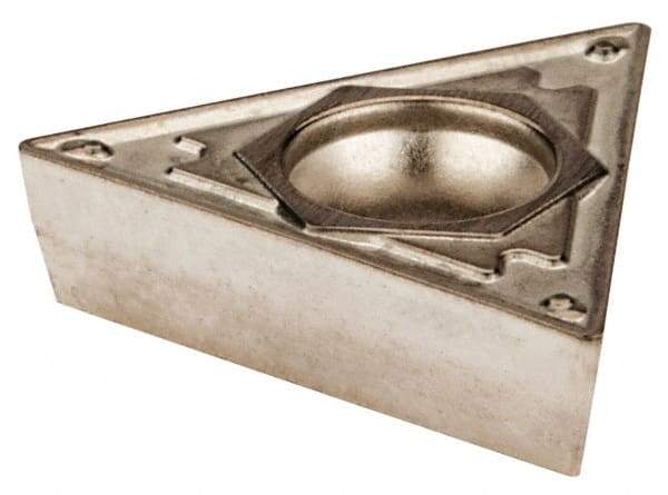 Hertel - TCMT32.51 BH Grade HT115CR Cermet Turning Insert - Uncoated, 60° Triangle, 3/8" Inscr Circle, 5/32" Thick, 1/64" Corner Radius - Eagle Tool & Supply