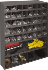 Durham - 44 Bin, Small Parts Storage Bin - 12" Deep x 33-3/4" Wide x 42" High - Eagle Tool & Supply