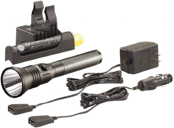 Streamlight - White LED Bulb, 740 Lumens, Industrial/Tactical Flashlight - Black Aluminum Body, 1 AA NiMH Battery Included - Eagle Tool & Supply