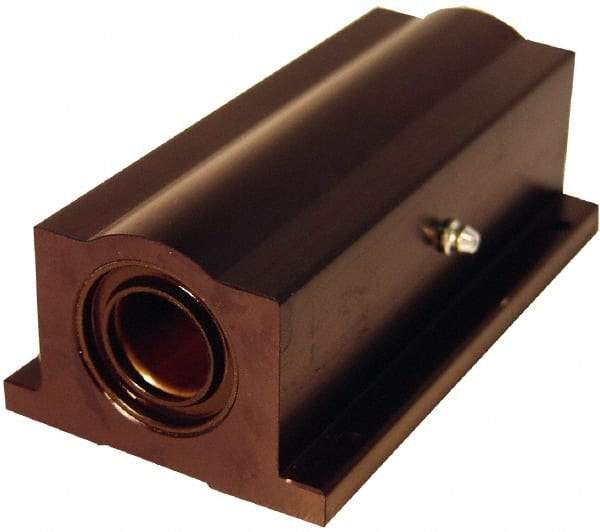 L.M76 - 0.6255" Inside Diam, Closed Twin Pillow Block Linear Bearing - 2-1/2" Overall Width - Eagle Tool & Supply