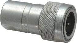Parker - 1/2 NPTF Steel Hydraulic Hose Female Pipe Thread Coupler & Ball - 3,000 psi - Eagle Tool & Supply