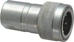 Parker - 1/2 NPTF Steel Hydraulic Hose Female Pipe Thread Coupler & Ball - 3,000 psi - Eagle Tool & Supply