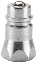 Parker - 9/16-18 SAE Steel Hydraulic Hose O-Ring Boss Nipple - 5,000 psi - Eagle Tool & Supply