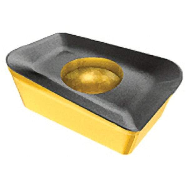 Iscar - APKT100310 RM Grade IC328 Carbide Milling Insert - TiCN Finish, 0.1366" Thick, 1mm Corner Radius - Eagle Tool & Supply