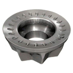 Iscar - RXMT10T3 RM Grade IC950 Carbide Milling Insert - TiAlN Finish, 0.1563" Thick, 10mm Inscribed Circle - Eagle Tool & Supply