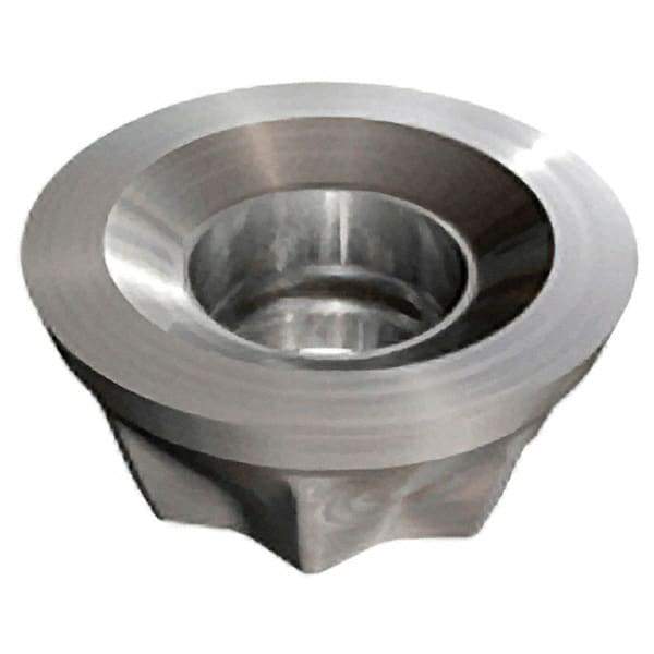 Iscar - R90CW43 T Grade IC908 Carbide Milling Insert - TiAlN Finish, 0.213" Thick, 1/2" Inscribed Circle - Eagle Tool & Supply