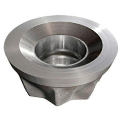 Iscar - R90CW1205 T Grade IC908 Carbide Milling Insert - TiAlN Finish, 0.1969" Thick, 12mm Inscribed Circle - Eagle Tool & Supply