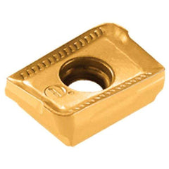 Iscar - 3M AXKT130412 MM Grade IC928 Carbide Milling Insert - TiAlN Finish, 0.174" Thick, 1.2mm Corner Radius - Eagle Tool & Supply