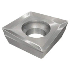 Iscar - XPMT100408 HQ Grade IC520M Carbide Milling Insert - TiCN Finish, 0.1622" Thick, 0.4016" Inscribed Circle, 0.6mm Corner Radius - Eagle Tool & Supply