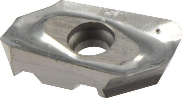 Iscar - HM90 AXCR150520 P Grade IC28 Carbide Milling Insert - Uncoated, 0.1969" Thick, 2mm Corner Radius - Eagle Tool & Supply