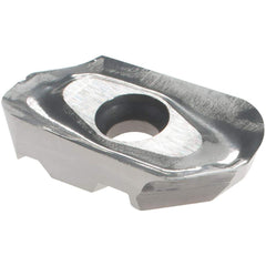 Iscar - HM90 AXCR150532 P Grade IC28 Carbide Milling Insert - Uncoated, 0.1969" Thick, 3.2mm Corner Radius - Eagle Tool & Supply