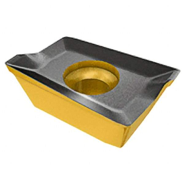 Iscar - ADKR1505 HM Grade IC328 Carbide Milling Insert - TiCN Finish, 0.2362" Thick, 0.8mm Corner Radius - Eagle Tool & Supply