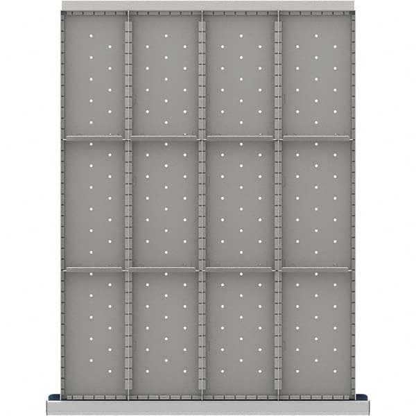 LISTA - 12-Compartment Drawer Divider Layout for 3.15" High Drawers - Eagle Tool & Supply
