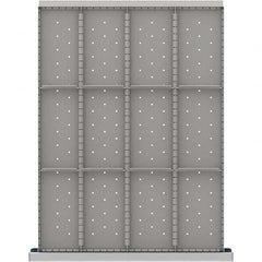 LISTA - 12-Compartment Drawer Divider Layout for 3.15" High Drawers - Eagle Tool & Supply