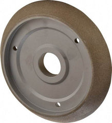 Darex - 6-1/2" Diam, 180 Grit, Type 12 Tool & Cutter Grinding Wheel - Medium Grade, CBN - Eagle Tool & Supply