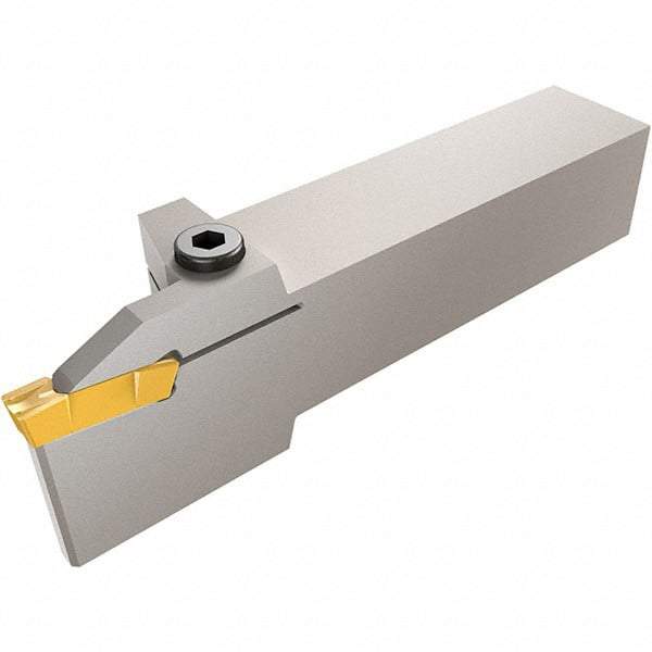 Iscar - GHD, External, Right Hand, 16.5mm Max Depth of Cut, 7 to 10mm Groove Width, Indexable Grooving Tool Holder - GI.., GPV Insert Compatibility, 25mm Shank Height, 25mm Shank Width, 150mm OAL - Eagle Tool & Supply