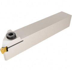 Iscar - GHS, External, Left Hand, 2.2 to 3.15mm Groove Width, Indexable Grooving Tool Holder - GI.. Insert Compatibility, 10mm Shank Height, 10mm Shank Width, 120mm OAL - Eagle Tool & Supply