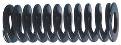 Associated Spring Raymond - 2" Hole Diam, 1" Rod Diam, 5-1/2" Free Length, Red Die Spring - 1025.6 Lb Max Deflection, 2.04" Max Deflection, Medium Heavy Duty, Chromium Alloy Steel - Eagle Tool & Supply
