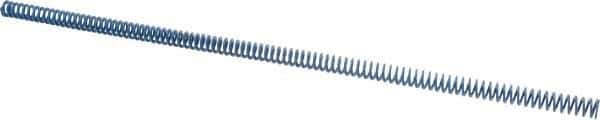 Associated Spring Raymond - 3/8" Hole Diam, 3/16" Rod Diam, 12" Free Length, Blue Die Spring - 36 Lb Max Deflection, 6" Max Deflection, Medium Duty, Chromium Alloy Steel - Eagle Tool & Supply