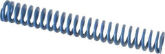 Associated Spring Raymond - 1/2" Hole Diam, 9/32" Rod Diam, 3-1/2" Free Length, Blue Die Spring - 52.5 Lb Max Deflection, 1.75" Max Deflection, Medium Duty, Chromium Alloy Steel - Eagle Tool & Supply